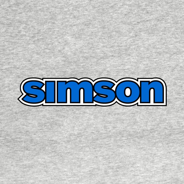 Simson logo (blue) by GetThatCar